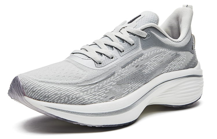 Lookbook 鴻星爾克 奇彈3.0 科技碳板 軟彈運動 低幫 跑步鞋 男款 銀灰