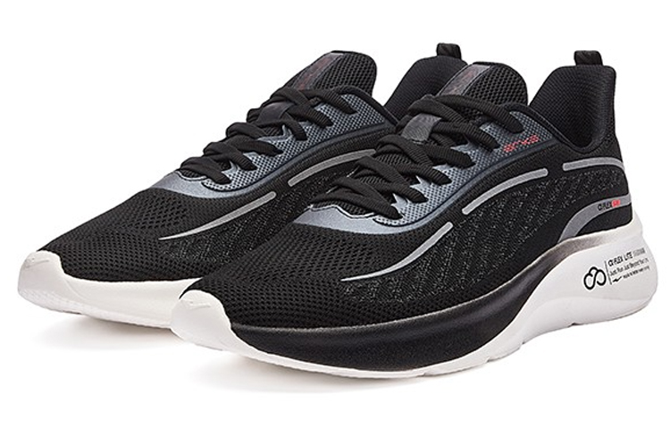 ERKE Xtep Q-Bounce 'Meteor Black Knit' 圖 2