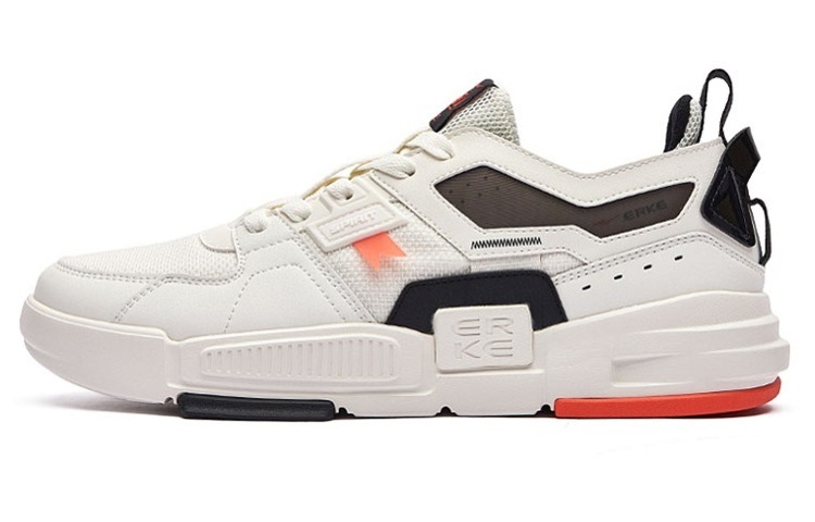 ERKE XTEP Qi-Dan Low Top 'White Orange'