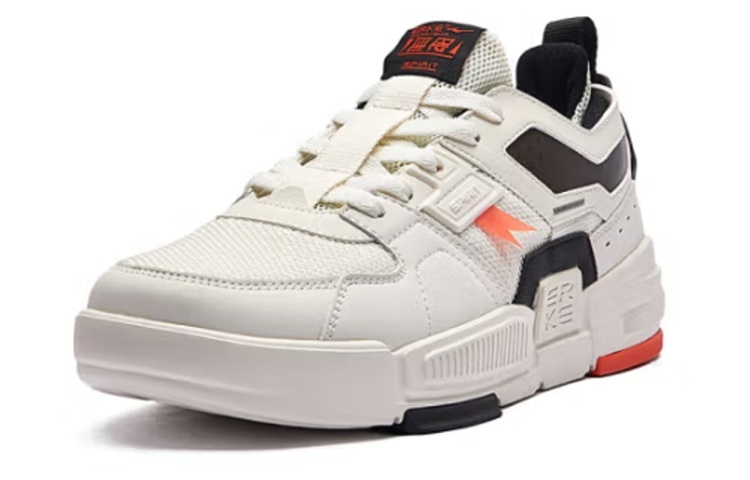 ERKE XTEP Qi-Dan Low Top 'White Orange' 圖 2