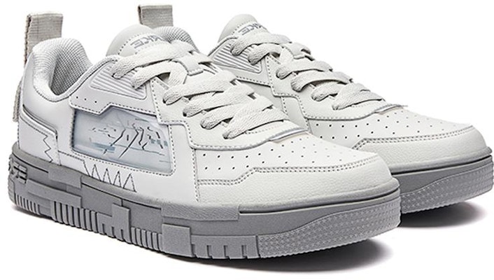 ERKE Xtep QiDan Low-Top 'Meteorite Cold Grey' Berwarna Kelabu Dingin 51121301160-102 Lookbook ERKE Xtep QiDan Low-Top 'Meteorite Cold Grey' Berwarna Kelabu Dingin 51121301160-102