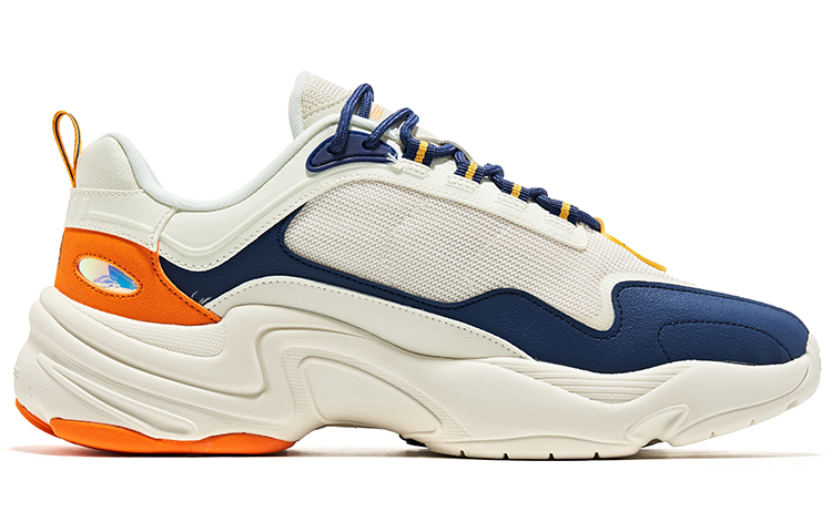 Order 鴻星爾克 尋光 輕便透氣 低筒 跑步鞋 男款 米藍