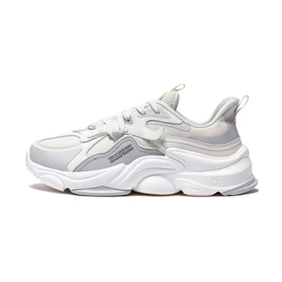 ERKE Xtep Reactor Low 'White Grey'