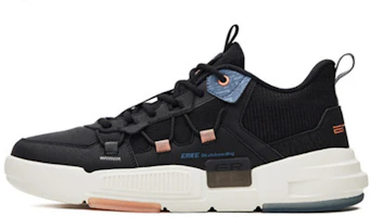 ERKE Xtep Retro Chunky Low 'Black' 51122201052-004 ERKE Xtep Retro Chunky Low 'Black' 51122201052-004