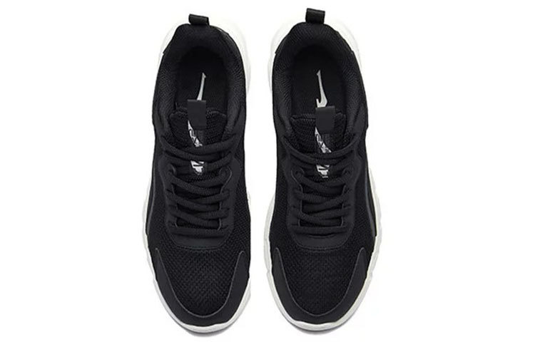 Lookbook ERKE XTEP Running Lightweight Low 'Black White' V1122103231-004