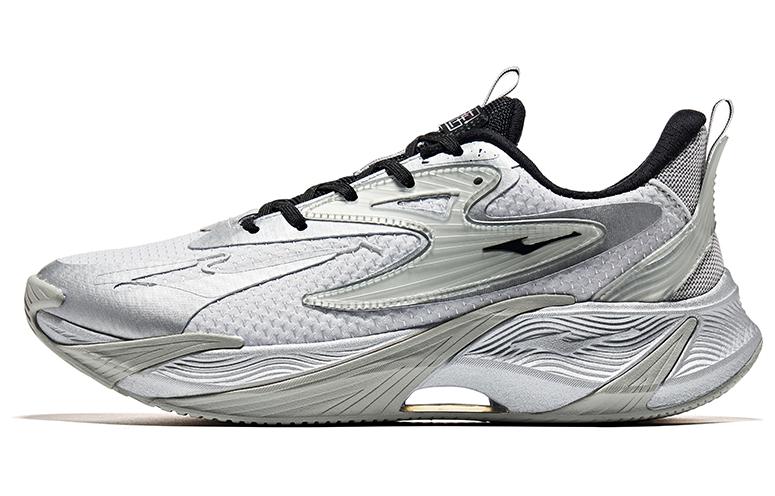 Buy ERKE XTEP Running Shoes 'Silver Black' 11122403330-102