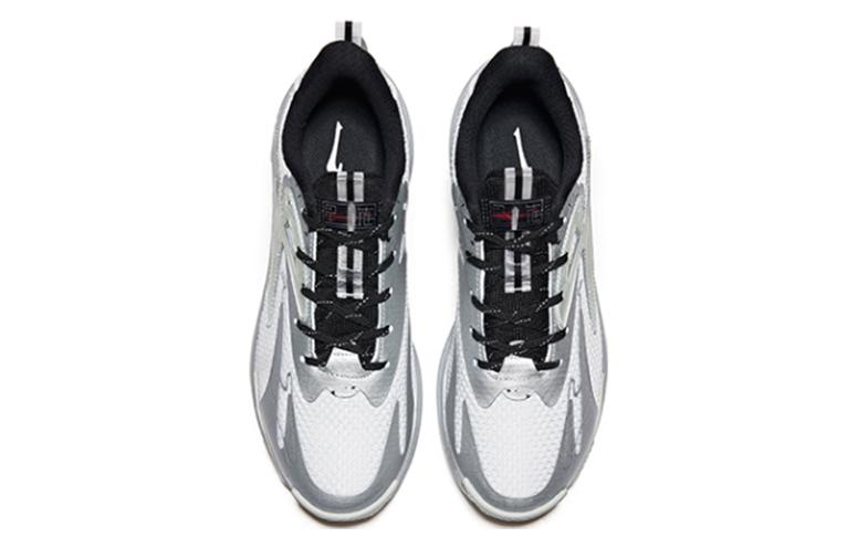 Shop ERKE XTEP Running Shoes 'Silver Black' 11122403330-102