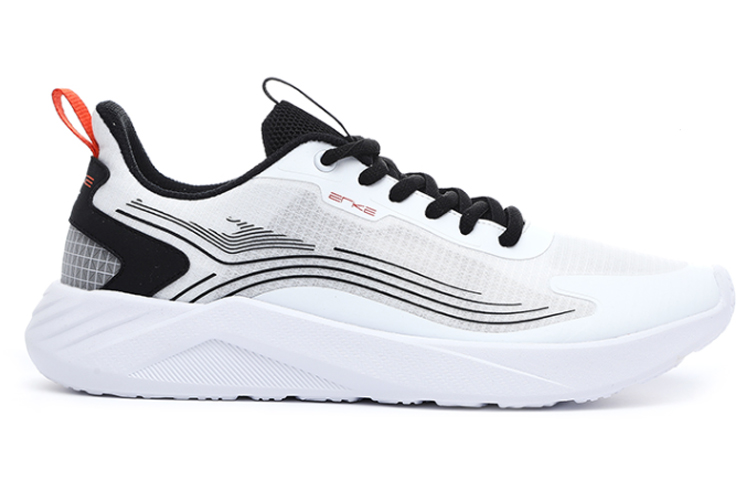 Order 鴻星爾克 耐磨透氣 低筒 跑步鞋 白黑