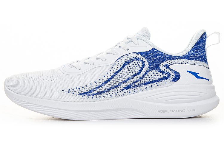 Buy 鸿星尔克 水上漂 減震防滑 低幫 跑步鞋 白藍