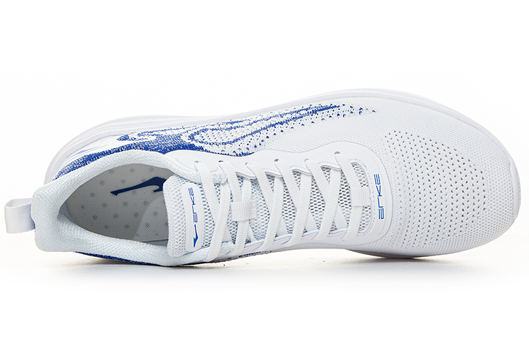 Lookbook 鸿星尔克 水上漂 減震防滑 低幫 跑步鞋 白藍