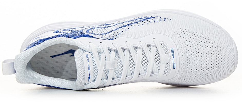 鸿星尔克 水上漂 減震防滑 低幫 跑步鞋 白藍 Lookbook 鸿星尔克 水上漂 減震防滑 低幫 跑步鞋 白藍