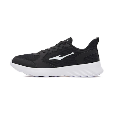 ERKE XTEP Shock-Absorbing Lightweight Low-Top Running Shoes 'Black White'