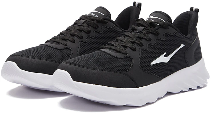 ERKE XTEP Sepatu Lari Ringan Penyerap Kejut Low-Top 'Hitam Putih' 51122303422-003 Order ERKE XTEP Sepatu Lari Ringan Penyerap Kejut Low-Top 'Hitam Putih' 51122303422-003