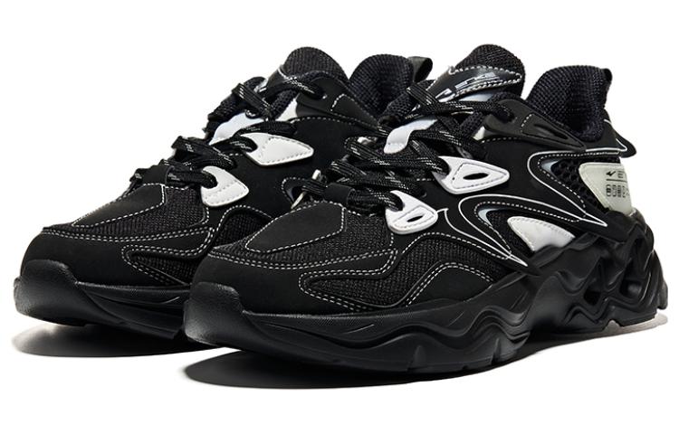 ERKE XTEP Shock-Absorbing Non-Slip Wear-Resistant Low Top Running Shoes 'Black' 圖 3