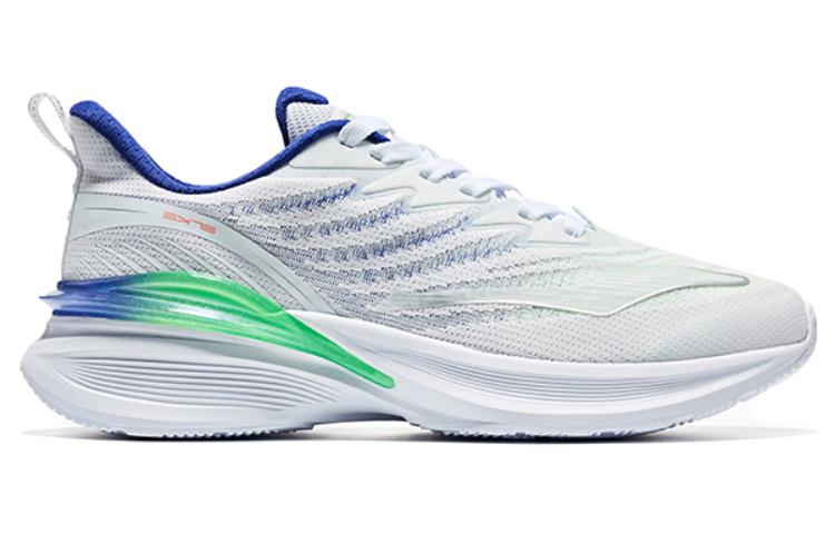 ERKE Xtep Shock-Absorbing Slip-Resistant Low Top Running Shoes 'White Blue' 圖 2