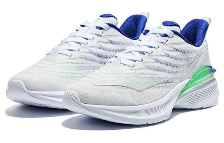 ERKE Xtep Shock-Absorbing Slip-Resistant Low Top Running Shoes 'White Blue' 圖 3