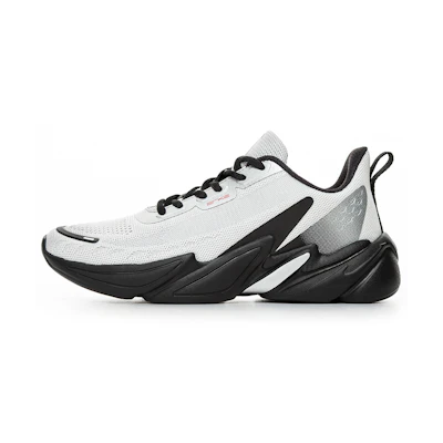 ERKE Xtep Shock-Absorbing Technology Low Running Shoes 'White Black'