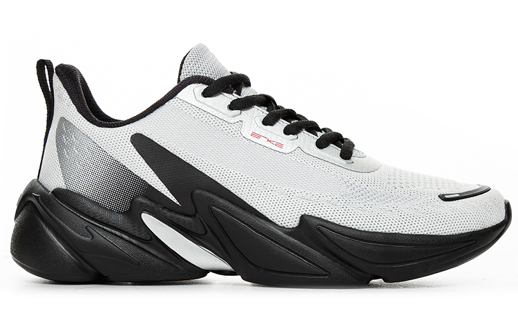 ERKE Xtep Shock-Absorbing Technology Low Running Shoes 'White Black' 圖 2