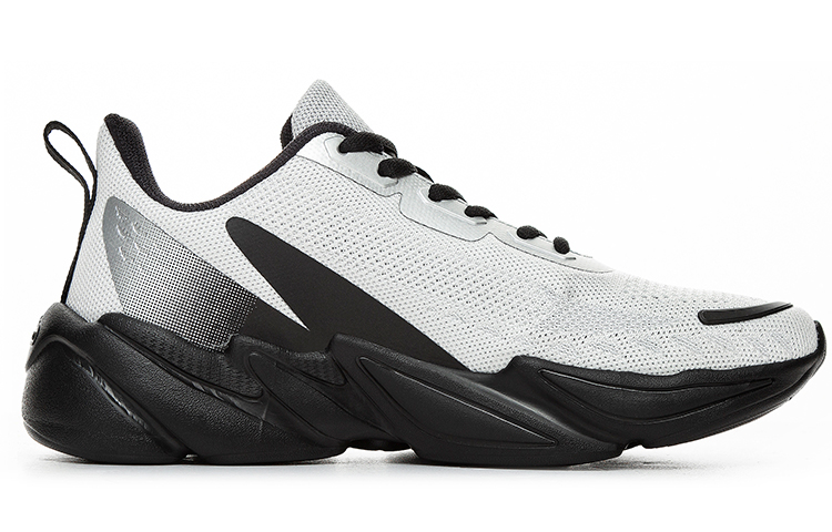 ERKE Xtep Shock-Absorbing Technology Low Running Shoes 'White Black' 圖 3