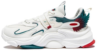 ERKE Xtep Shock Absorption Low Top Running Shoes 'White Deep Marsh' 11122320581-002 ERKE Xtep Shock Absorption Low Top Running Shoes 'White Deep Marsh' 11122320581-002