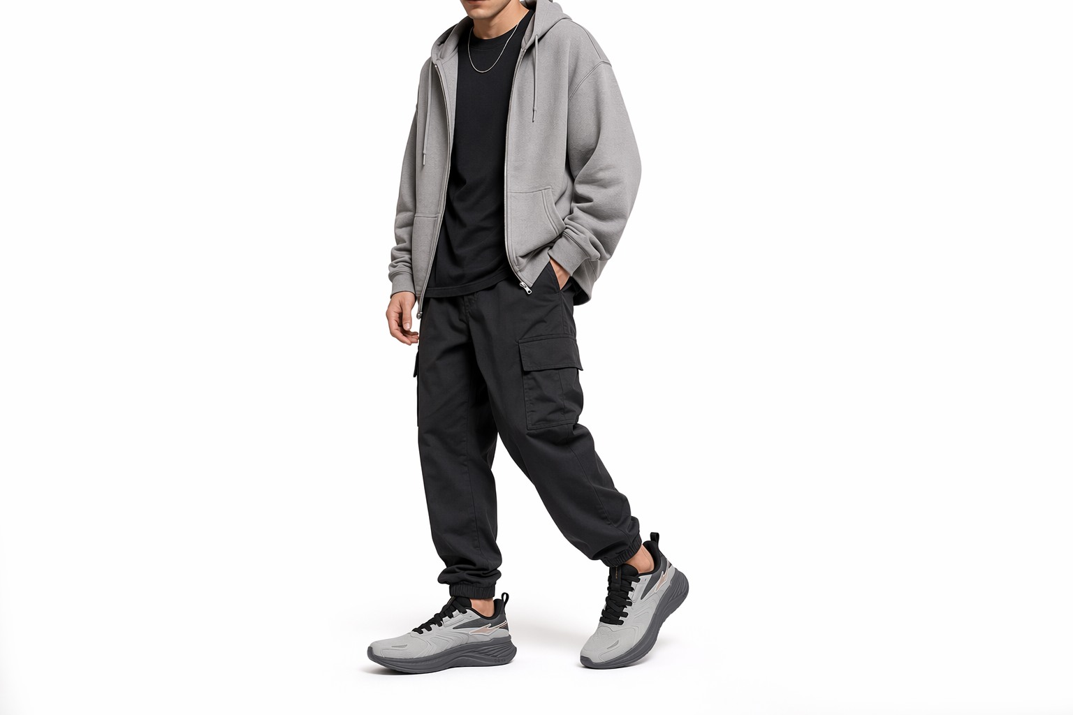 Order ERKE 엑스텝 셔틀 2.0 '뉴트럴 그레이' 51123303240-105
