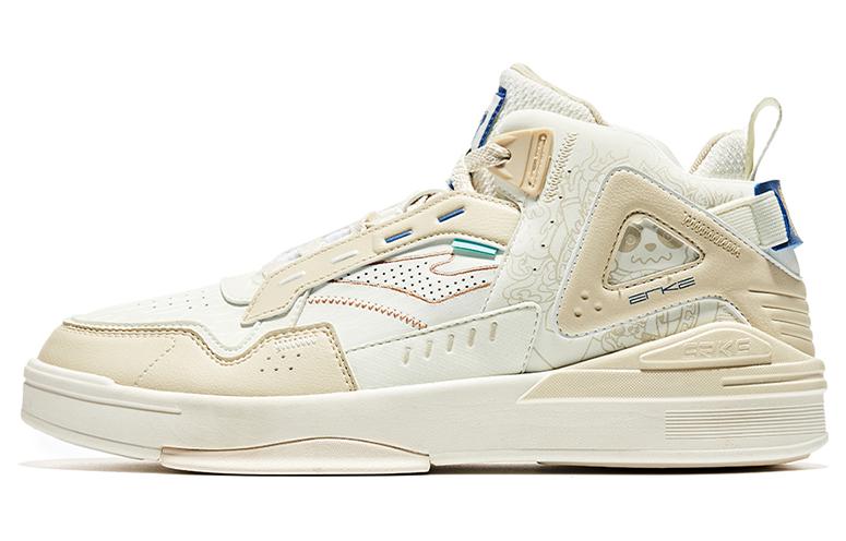 ERKE XTEP Skate Mid 'White Brown'