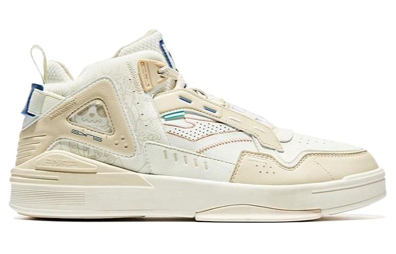 ERKE XTEP Skate Mid 'White Brown' 圖 2