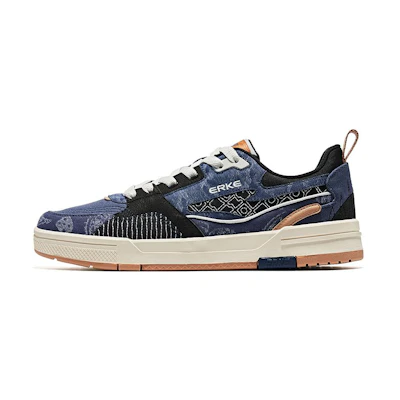 ERKE XTEP Skate Shoe 'Blue Black'
