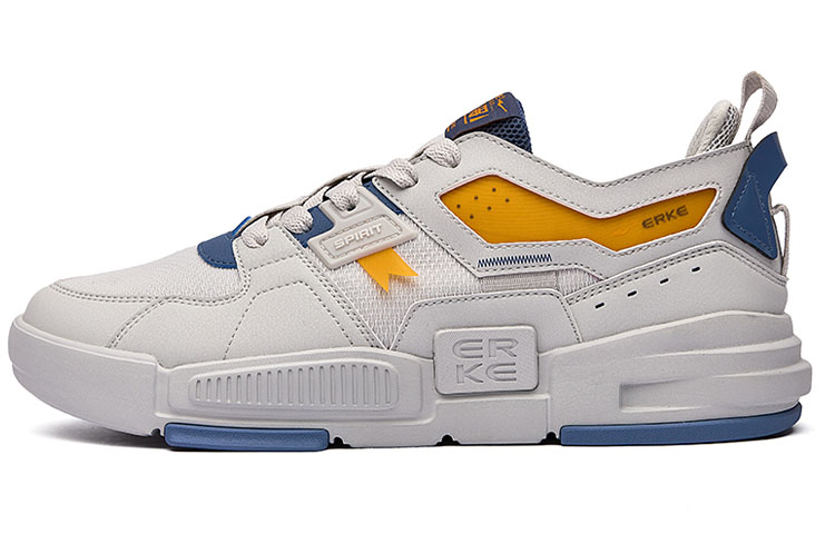ERKE XTEP Skate Shoes 'Gray Yellow'