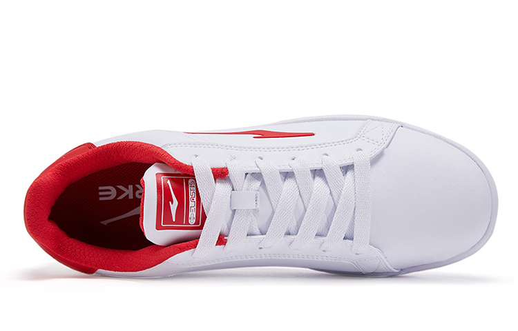 ERKE Xtep Skateboard Shoes Low Top 'White Red' 圖 3