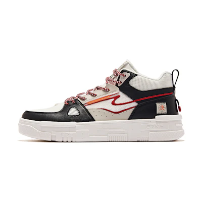 ERKE Xtep Skateboarding Low 'White Black'