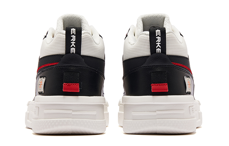 Shop 엑텝 ERKE 스케이트보드 로우 '화이트 블랙' 51123301249-001