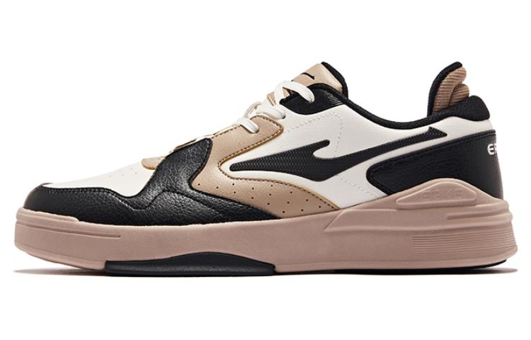 ERKE Xtep Skateboarding Low 'White Black Brown' 51123301152-005