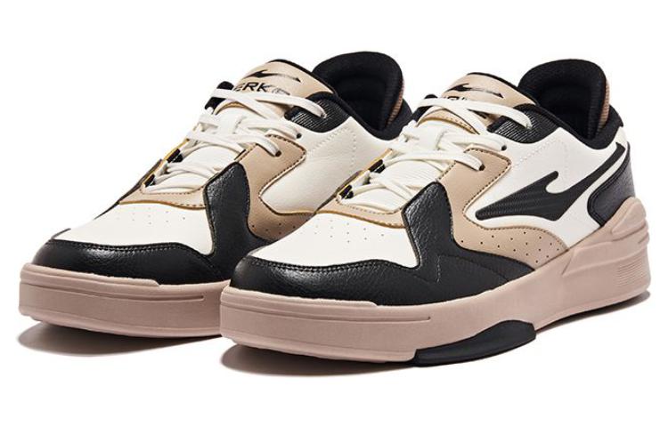 Order ERKE Xtep Skateboarding Rendah 'Putih Hitam Coklat' 51123301152-005