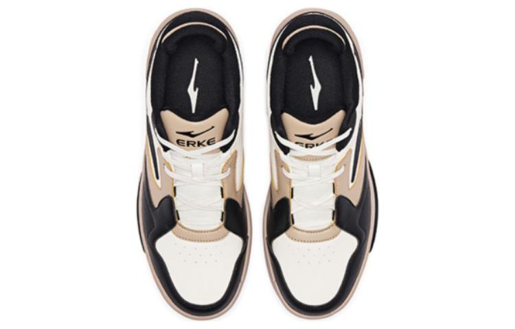 Lookbook ERKE Xtep Skateboarding Rendah 'Putih Hitam Coklat' 51123301152-005