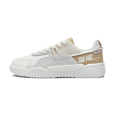 ERKE XTEP Spirit Feather Low Top 'White Light Brown'