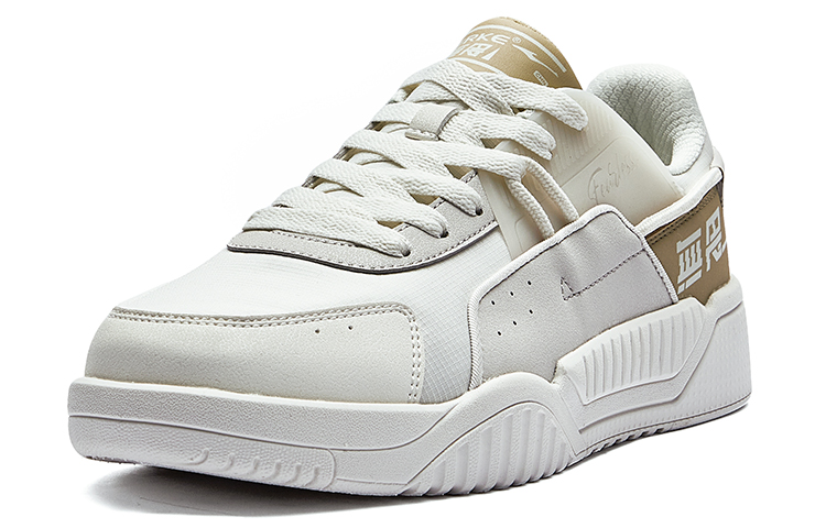 ERKE XTEP Spirit Feather Low Top 'White Light Brown' 圖 3