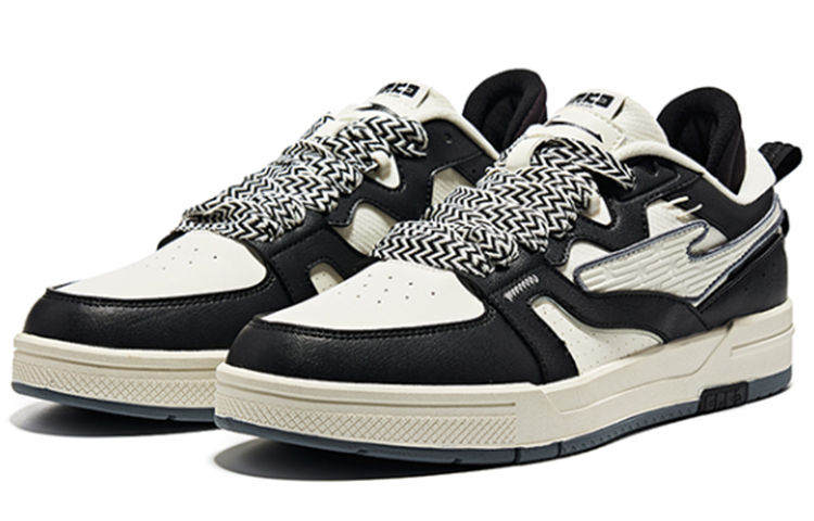 ERKE Xtep Star 'Retro Black and White' 圖 2