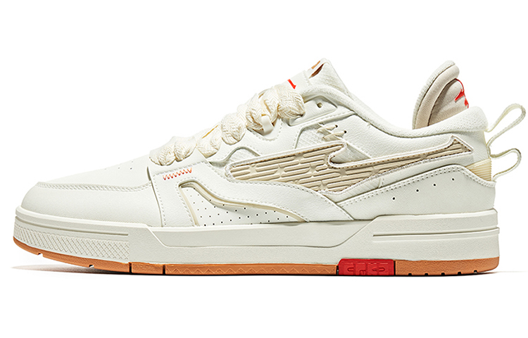 ERKE Xtep Star Retro 'White Brown'