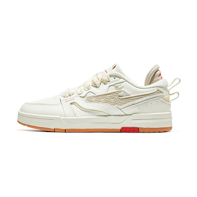 ERKE Xtep Star Retro 'White Brown'