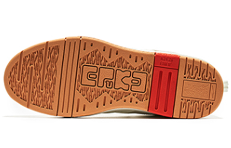 ERKE Xtep Star Retro 'White Brown' 圖 5