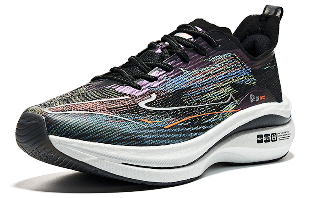 ERKE Xtep Surge Pro 'Black Fluorescent Orange'