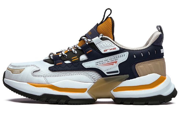 Buy 鸿星尔克 天狼 包裹時尚復古 支撐 低幫 跑步鞋 男款 蒼野灰