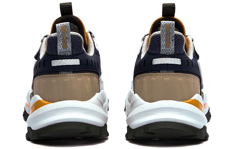 Shop 鸿星尔克 天狼 包裹時尚復古 支撐 低幫 跑步鞋 男款 蒼野灰