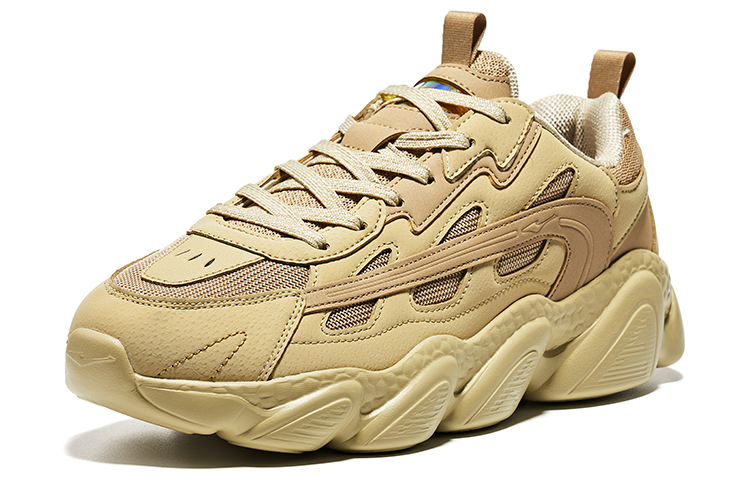 ERKE XTEP Toast Sneakers Low 'Malt Light Brown Khaki' 圖 3