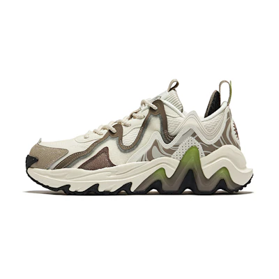 ERKE Xtep TPU Synthetic Leather and Fabric Mesh Low-Top Running Shoes 'White'