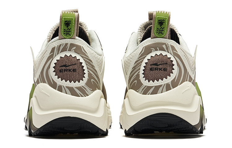 ERKE Xtep TPU Synthetic Leather and Fabric Mesh Low-Top Running Shoes 'White' 圖 4