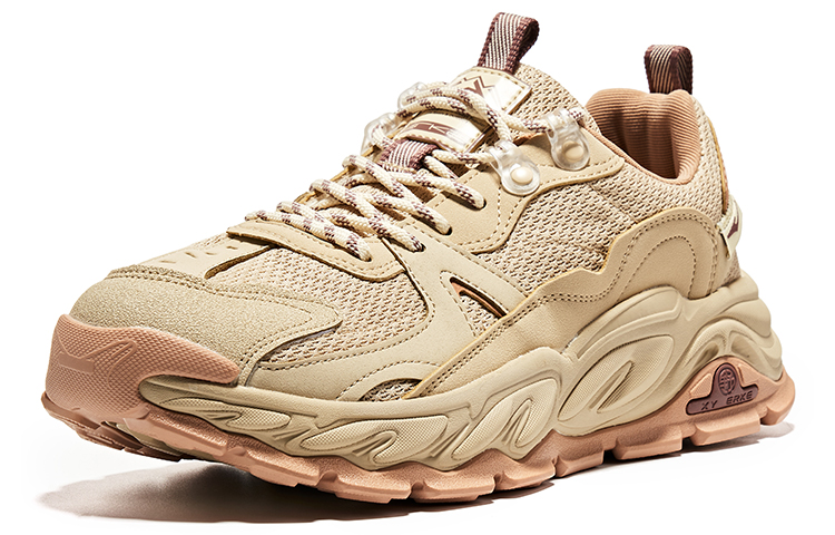 Lookbook ERKE Xtep トレイルレトロ ロー "ライトスモークモカエルクブラウン" 91122320435-106