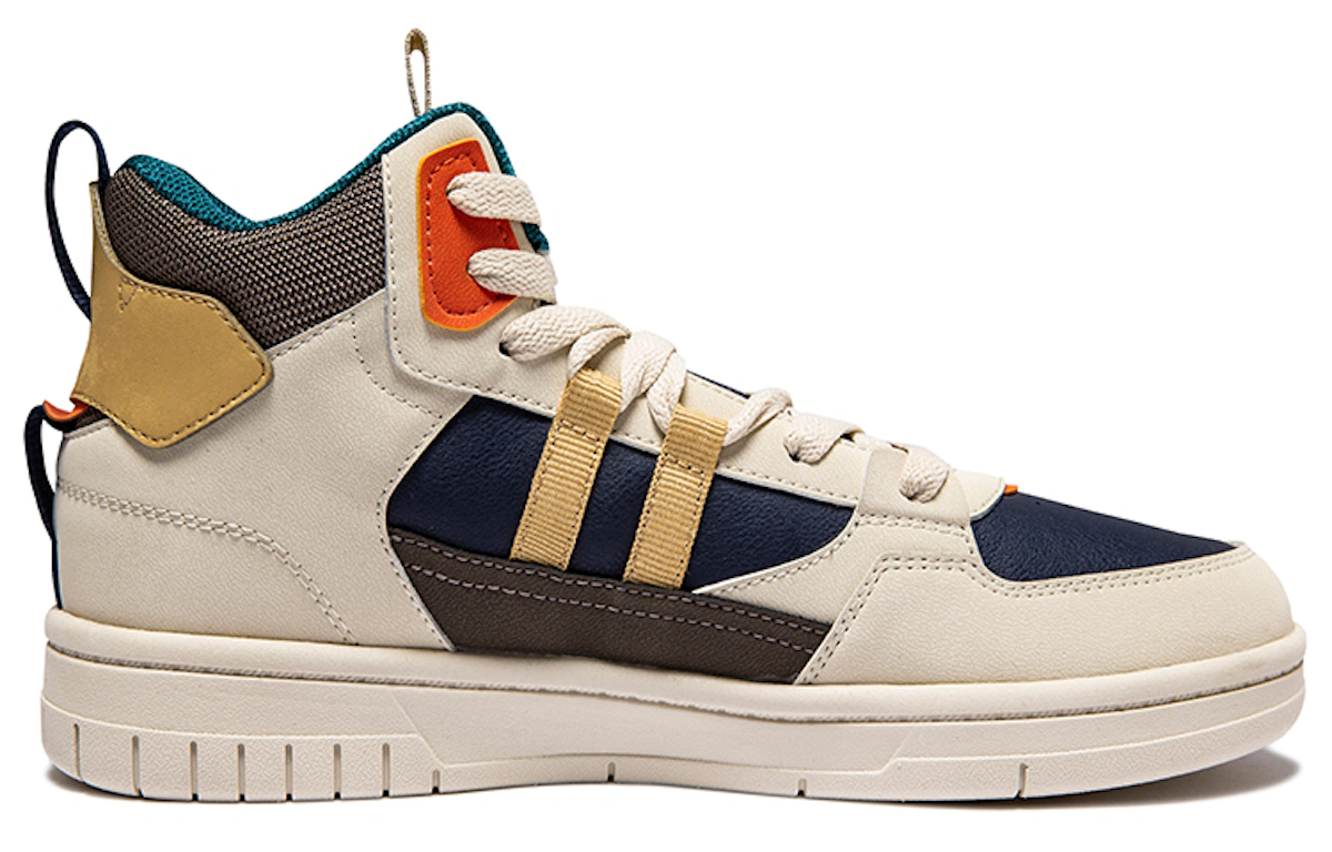 ERKE XTEP Unparalleled Master High-Top 'Beige Aqua Blue'