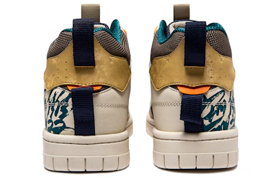 ERKE XTEP Unparalleled Master High-Top 'Beige Aqua Blue'